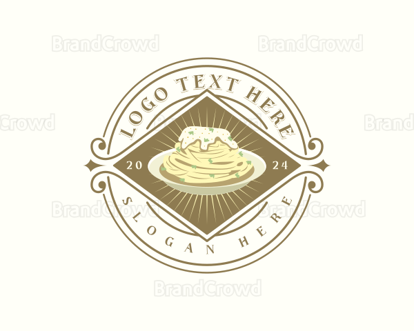 Italian Pasta Cuisine Logo