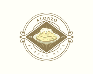 Italian Pasta Cuisine Logo