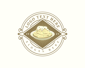 Italian Pasta Cuisine Logo