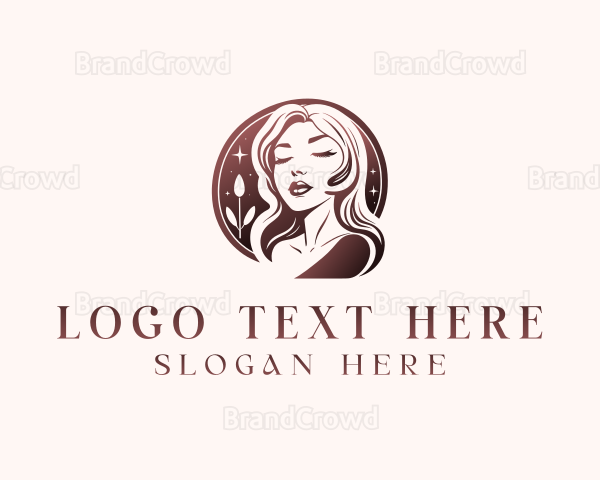 Woman Hair Salon Logo