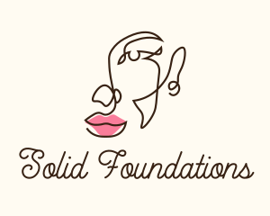 Lip Pout Beauty Studio Logo