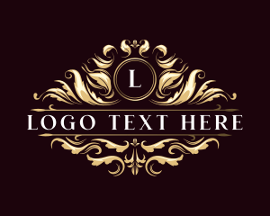 Luxury - Floral Luxury Crest logo design