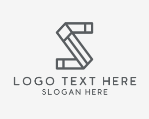 Coworking - Generic Outline Letter S Business logo design