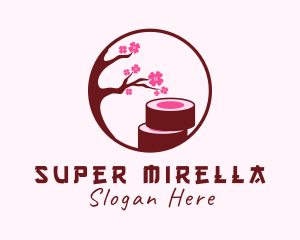 Cherry Blossom Sushi Logo