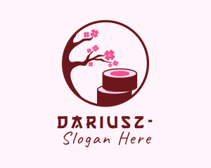 Cherry Blossom Sushi Logo