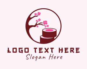 Cherry Blossom Sushi Logo