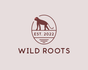Wild Monkey Emblem  logo design