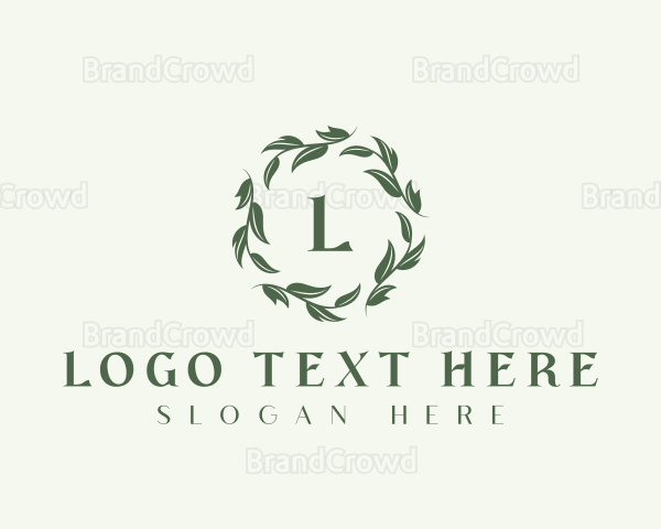 Leaf Organic Botanical Logo