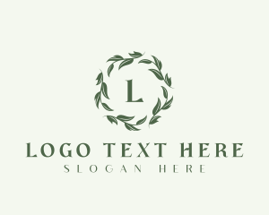 Leaf Organic Botanical Logo