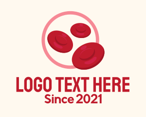 Physician - Red Blood Cells logo design