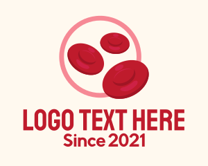 Doctor - Red Blood Cells logo design