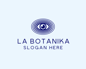 Blue Optic Eye  Logo