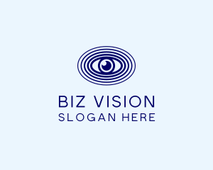 Blue Optic Eye  logo design