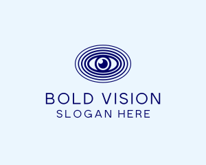 Blue Optic Eye  logo design