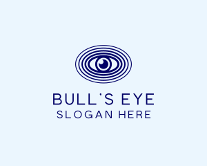 Blue Optic Eye  logo design