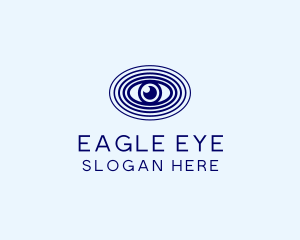 Blue Optic Eye  logo design