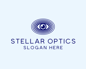 Blue Optic Eye  logo design