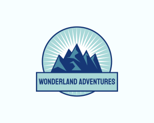 Peak Mountain Adventure logo design