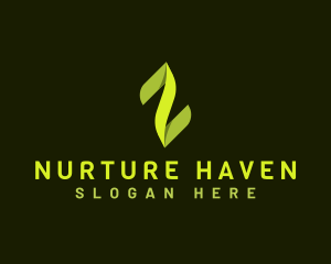 Nature Botanical Leaf logo design