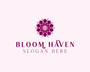 Blooming Lotus Flower  logo design