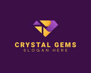 Jewelry Crystal Company logo design