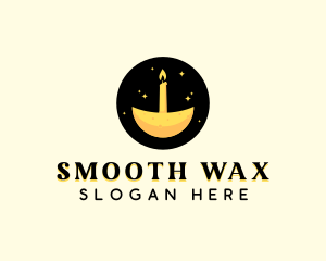 Wax Moon Candle logo design