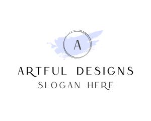 Watercolor Fashion Boutique logo design