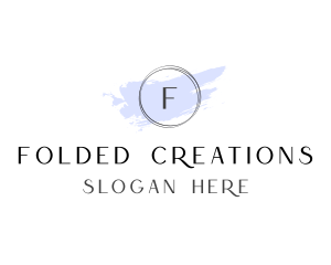 Watercolor Fashion Boutique logo design