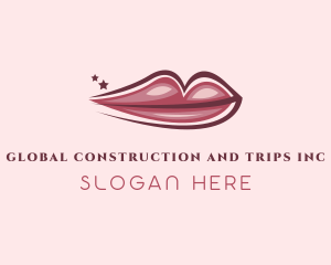 Lips Beauty Salon Logo