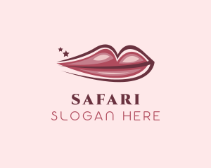 Lips Beauty Salon logo design