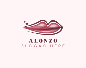 Lips Beauty Salon logo design