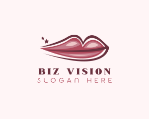 Lips Beauty Salon logo design