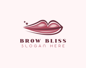 Lips Beauty Salon logo design