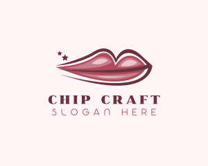 Lips Beauty Salon logo design