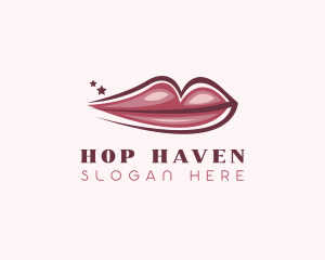 Lips Beauty Salon logo design