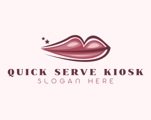 Lips Beauty Salon logo design