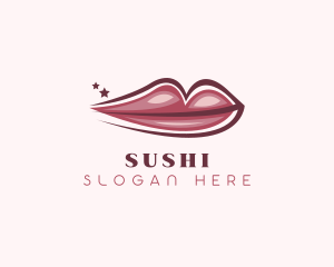 Lips Beauty Salon logo design