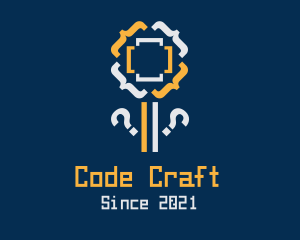 Code Flower Technology  logo design