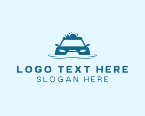 Sedan - Auto Car Cleaning logo design