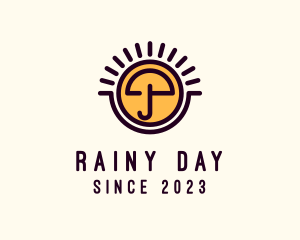 Umbrella Weather Bright logo design