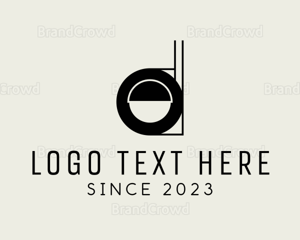Interior Design Letter D Logo