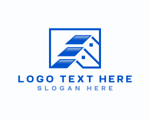 Contractor - Roofing Real Estate Contractor logo design