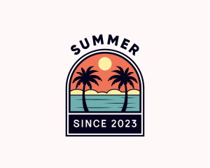 Summer Island Beach logo design