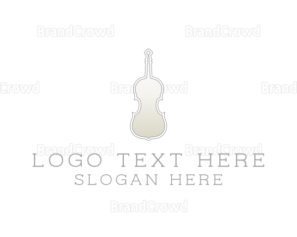 Music Violin Orchestra Logo