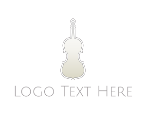 Symphony - Silver Violin Orchestra logo design
