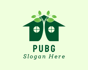 Leaf Plant Greenhouse  Logo
