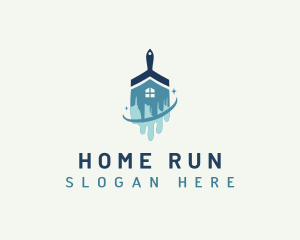 Paint Home Renovation logo design