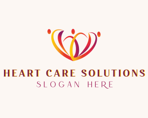 Heart Family Care logo design