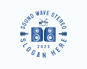 Stereo - Music Band Gig logo design