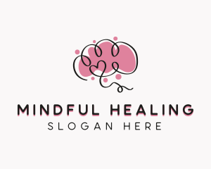 Therapist - Brain Mental Health Therapist logo design